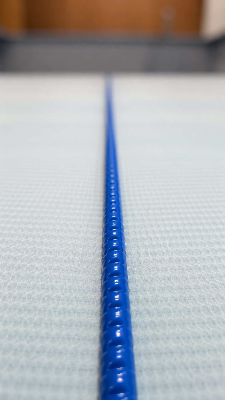 DFOS cable installed on experimental structure